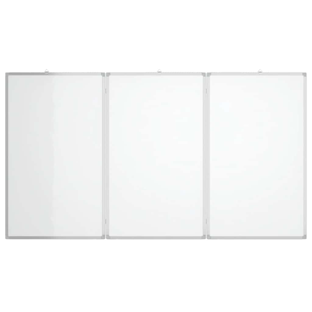 magnetisk whiteboard 150x80x1,7 cm foldbart aluminium