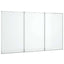 magnetisk whiteboard 180x80x1,7 cm foldbart aluminium