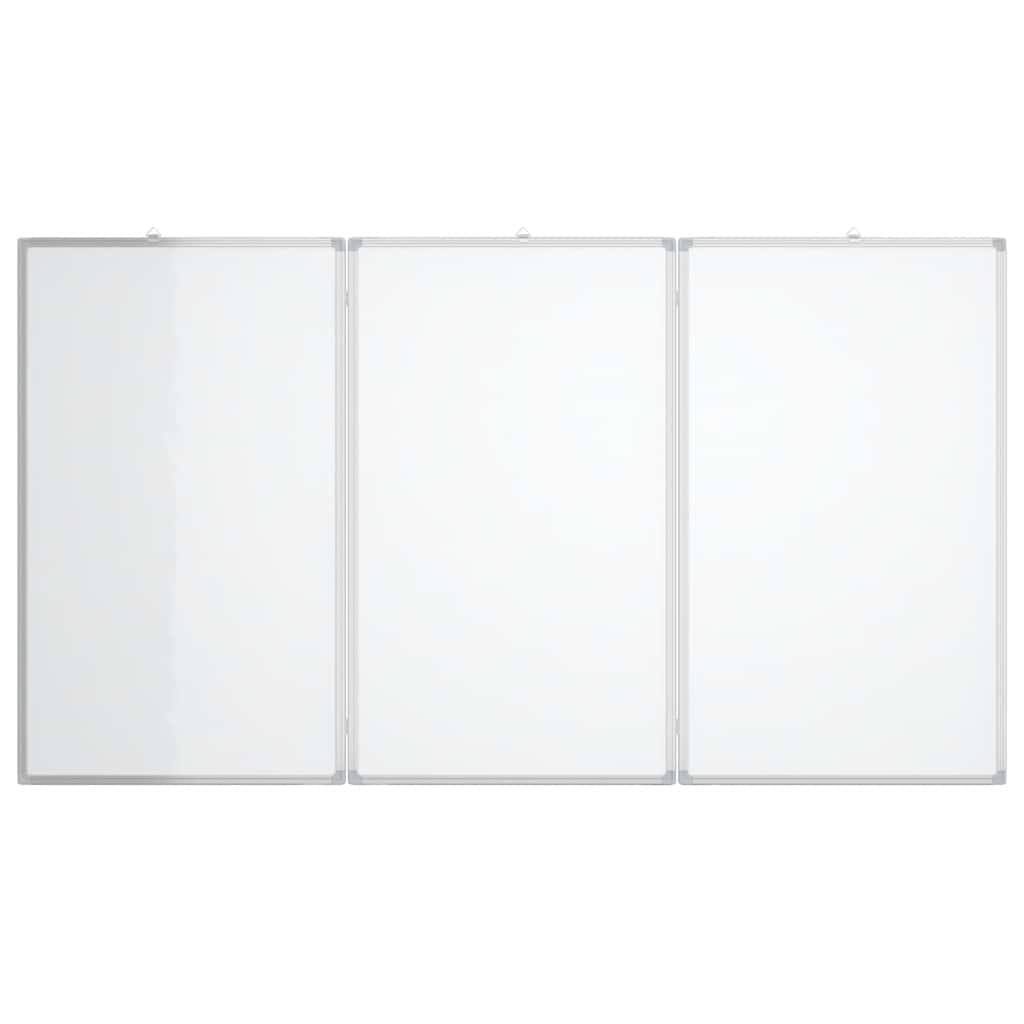magnetisk whiteboard 180x80x1,7 cm foldbart aluminium
