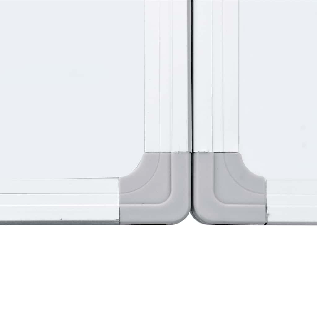 magnetisk whiteboard 180x80x1,7 cm foldbart aluminium