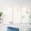 magnetisk whiteboard 180x80x1,7 cm foldbart aluminium