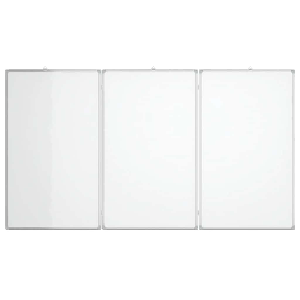 magnetisk whiteboard 180x100x1,7 cm foldbart aluminium