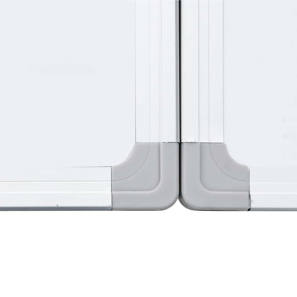 magnetisk whiteboard 180x100x1,7 cm foldbart aluminium