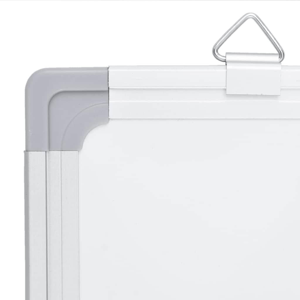 magnetisk whiteboard 200x40x1,7 cm foldbart aluminium