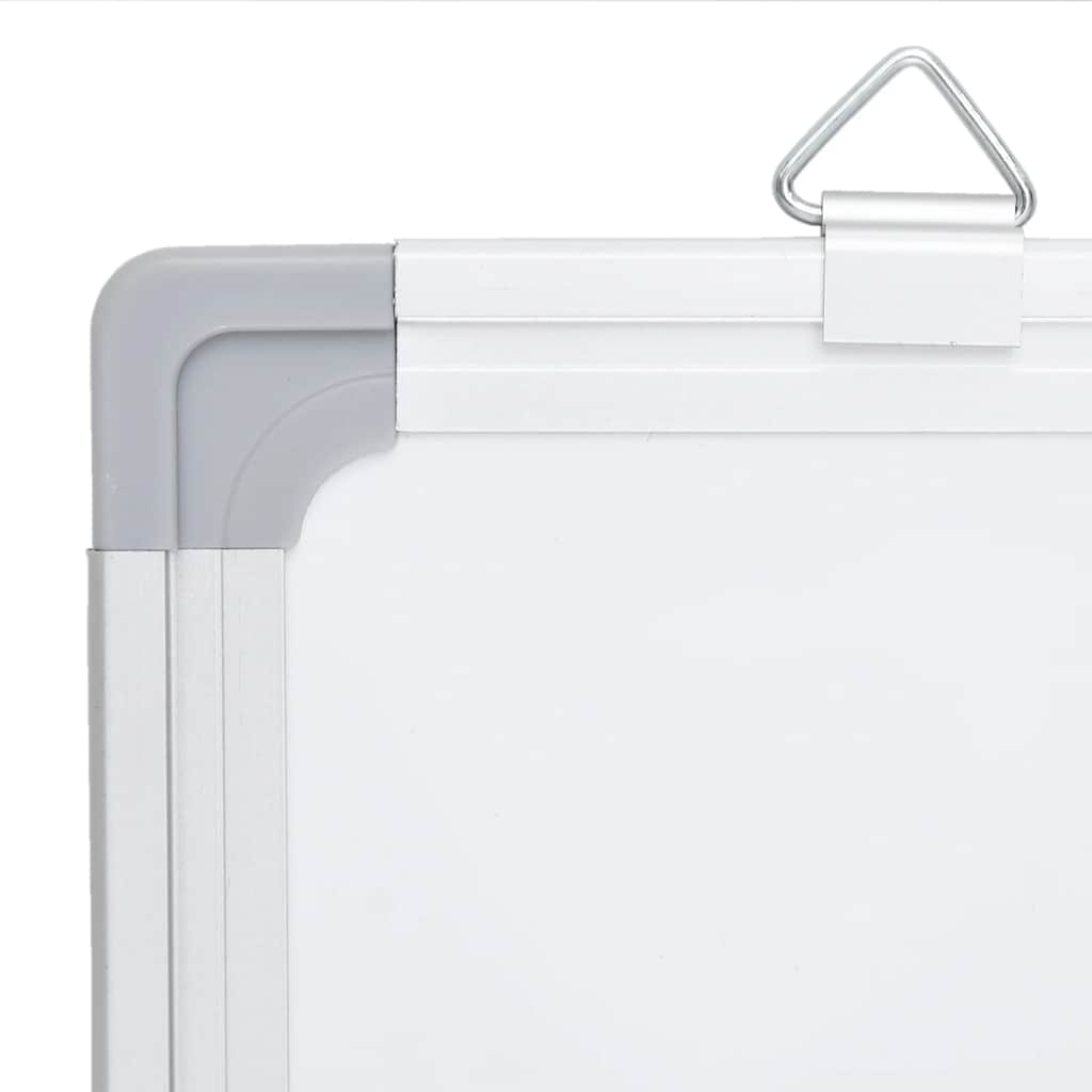 magnetisk whiteboard 160x50x1,7 cm foldbart aluminium
