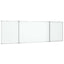 magnetisk whiteboard 160x60x1,7 cm foldbart aluminium