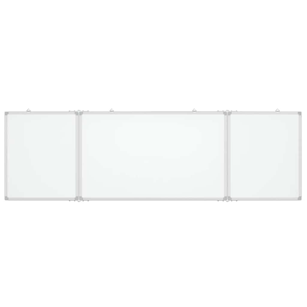 magnetisk whiteboard 160x60x1,7 cm foldbart aluminium