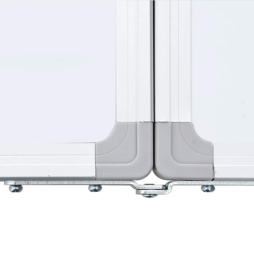 magnetisk whiteboard 160x60x1,7 cm foldbart aluminium