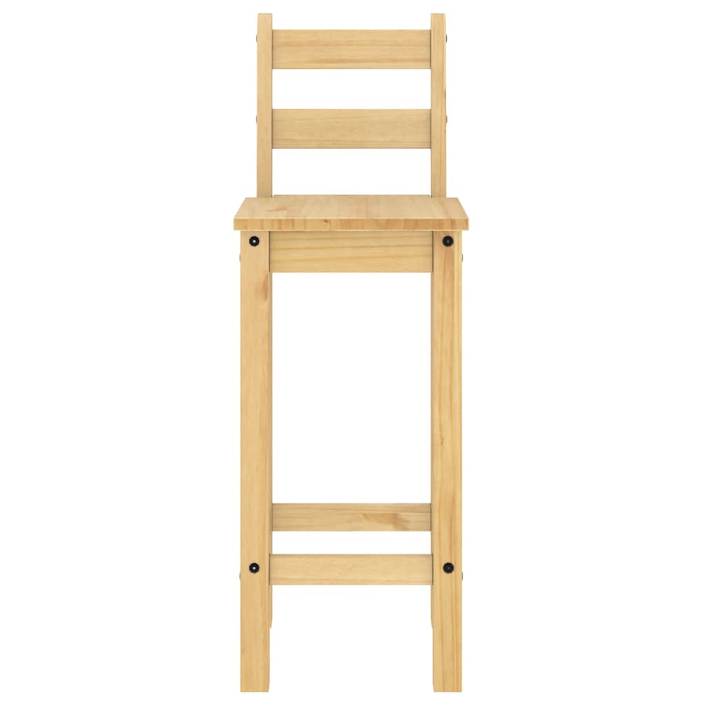 barstole 2 stk. massivt fyrretræ
