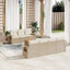 sofasæt til haven 8 dele med hynder polyrattan beige