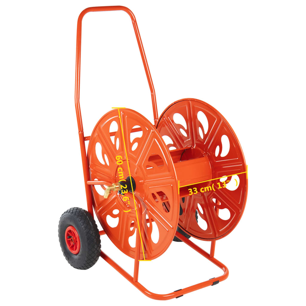 slangetromle til 140 m 3/4" slange stål