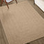 gulvtæppe ZIZUR 80x250 cm jute-look indendørs og udendørs
