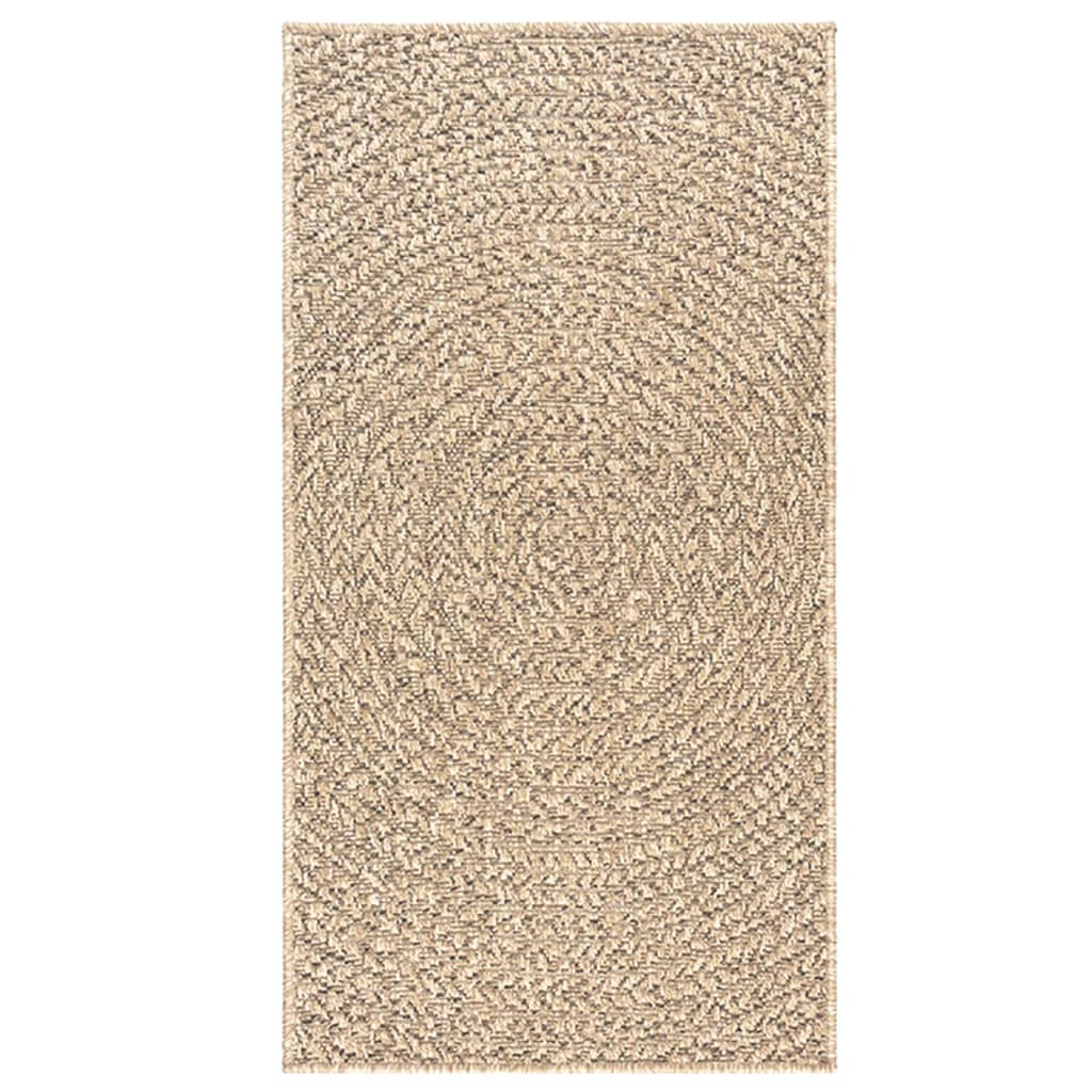 gulvtæppe ZIZUR 60x110 cm jute-look indendørs og udendørs