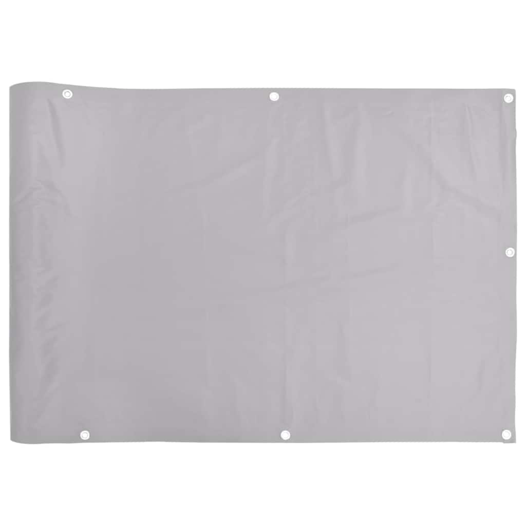 altanafskærmning 500x90 cm PVC grå