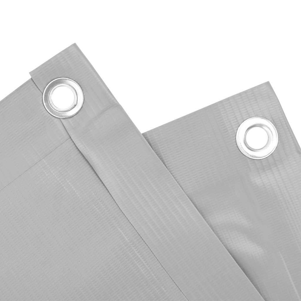 altanafskærmning 500x90 cm PVC grå