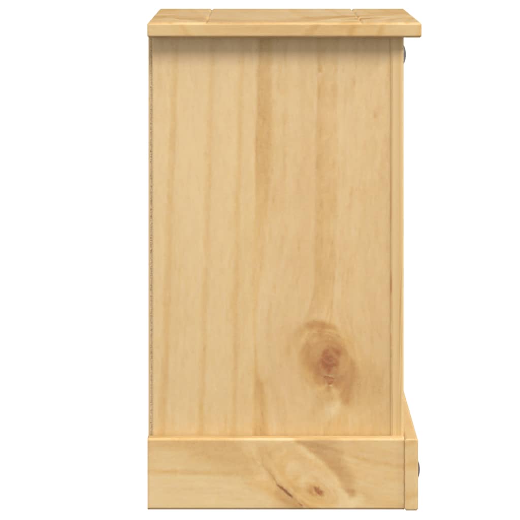sengebord Corona 35x32,5x58 cm massivt fyrretræ