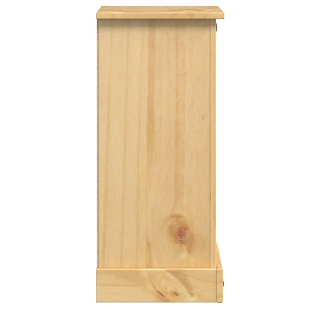 sengebord Corona 35x32,5x74 cm massivt fyrretræ