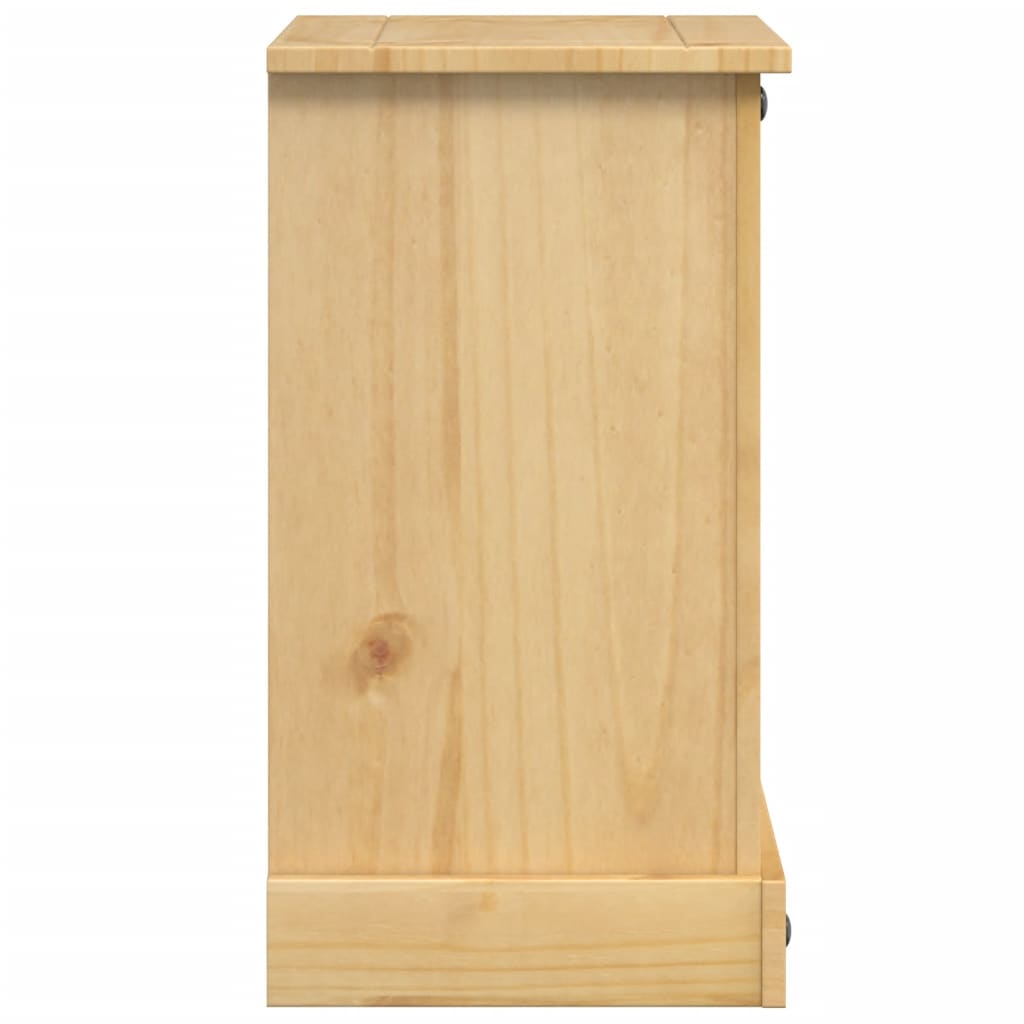 sengebord Corona 45x35x64 cm massivt fyrretræ