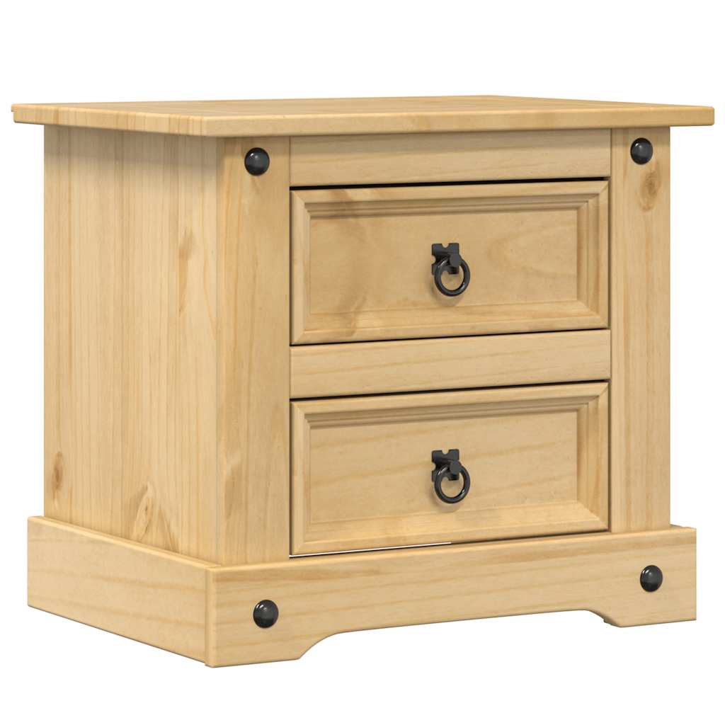 sengebord Corona 53x39x47 cm massivt fyrretræ