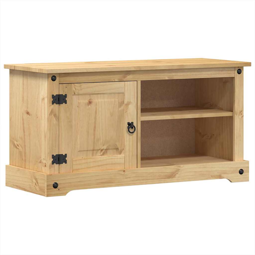 tv-bord Corona 100x40x52 cm massivt fyrretræ