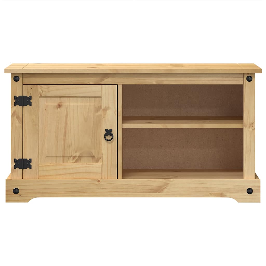 tv-bord Corona 100x40x52 cm massivt fyrretræ