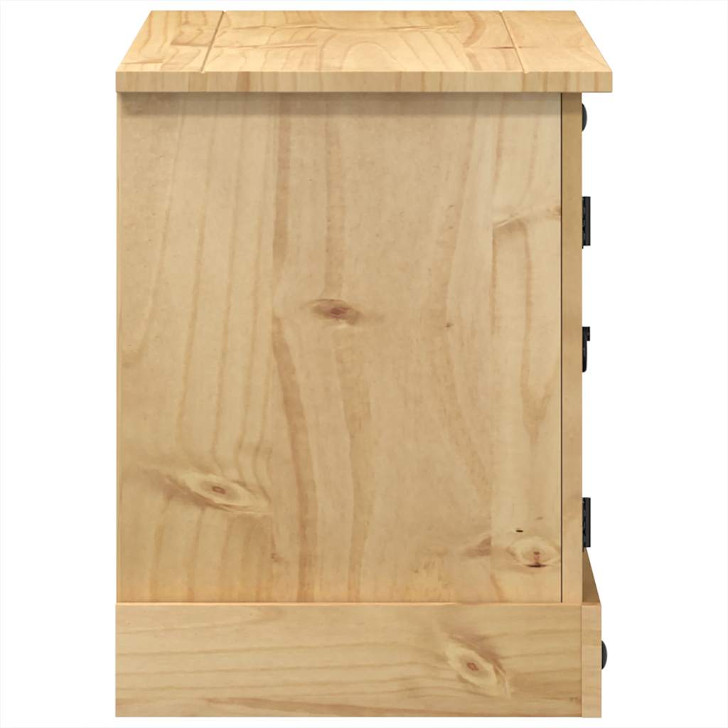 tv-bord Corona 100x40x52 cm massivt fyrretræ