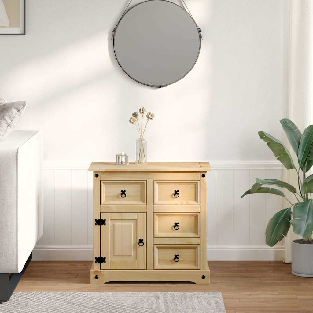 skænk Corona 80x40x75 cm massivt fyrretræ