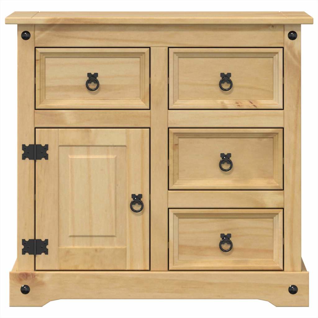 skænk Corona 80x40x75 cm massivt fyrretræ