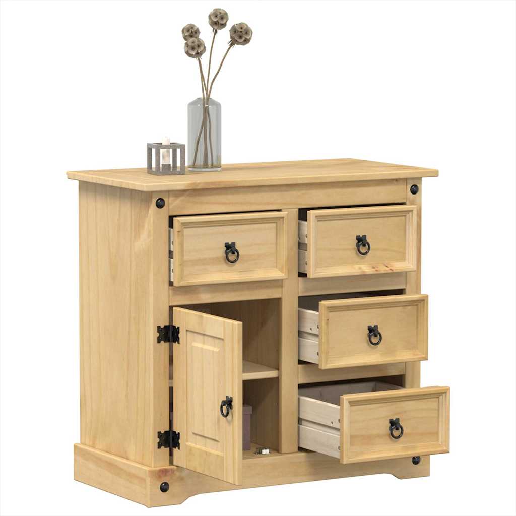 skænk Corona 80x40x75 cm massivt fyrretræ