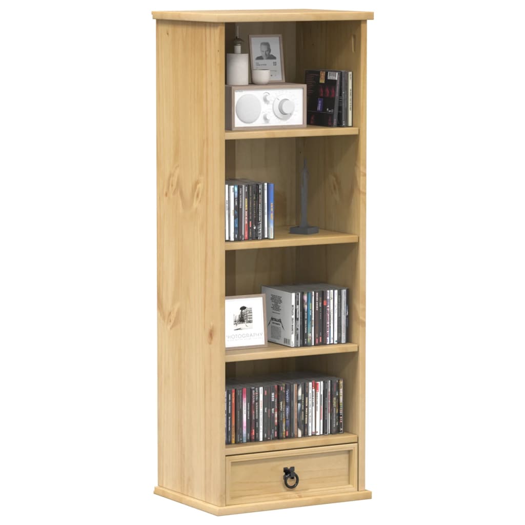 reol Corona 40x30x110 cm massivt fyrretræ