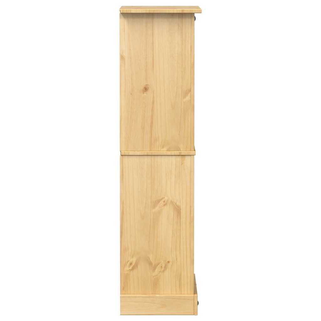 vinreol Corona 56x35x134,5 cm massivt fyrretræ