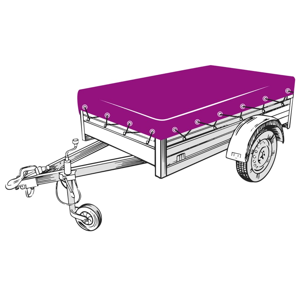 trailernet 2,5x3,5 m HDPE grøn