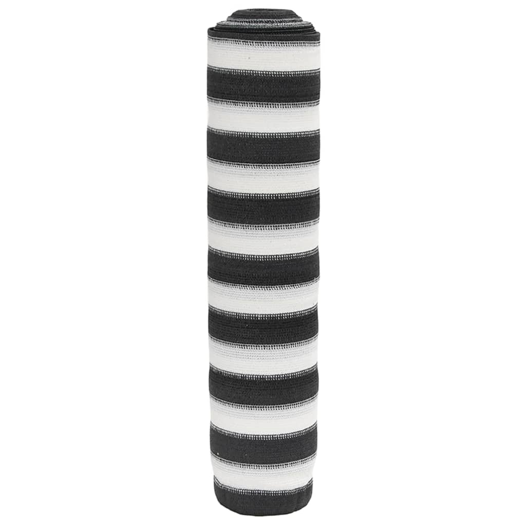 Afskærmning 2X25 M 75 G/M² Hdpe Antracitgrå Og Hvid - 1.5 x 50 m (75 g)