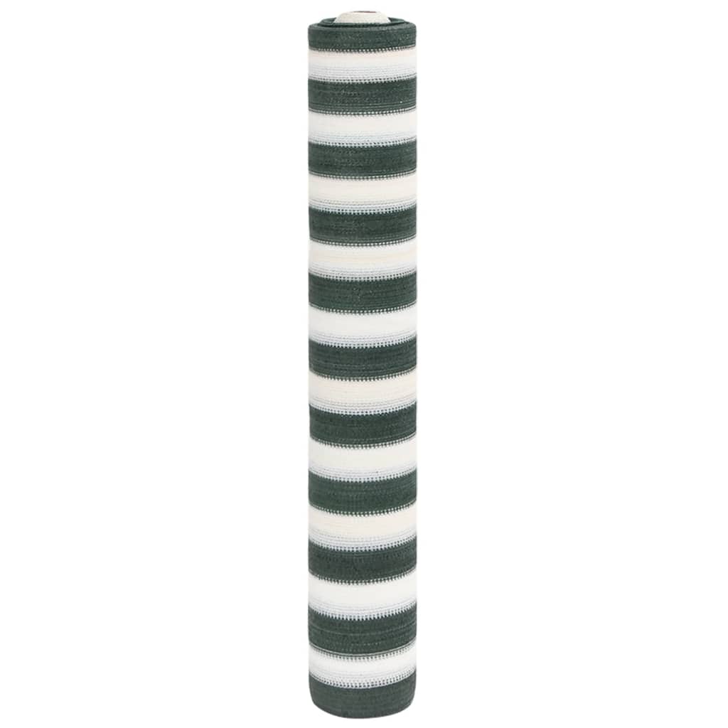 afskærmning 1,8x10 m 195 g/m² HDPE grøn og hvid