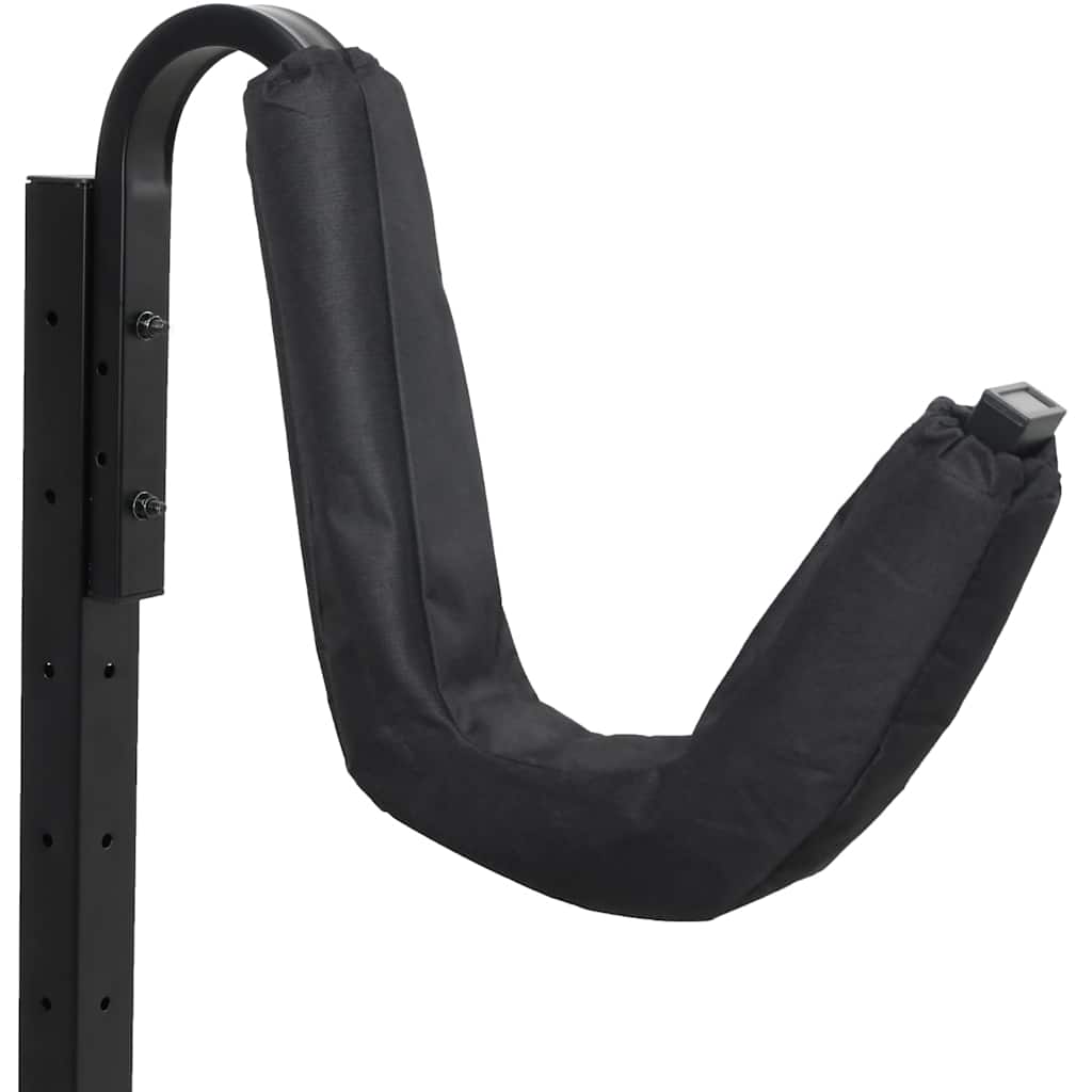 opbevaringsstativ til 2 kajakker 250x57x127,5 cm stål