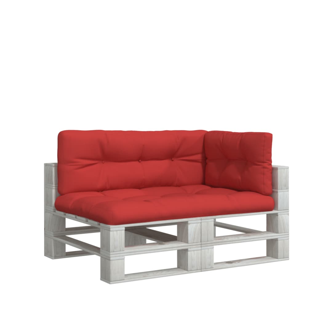 pallehynder 3 stk. stof rød