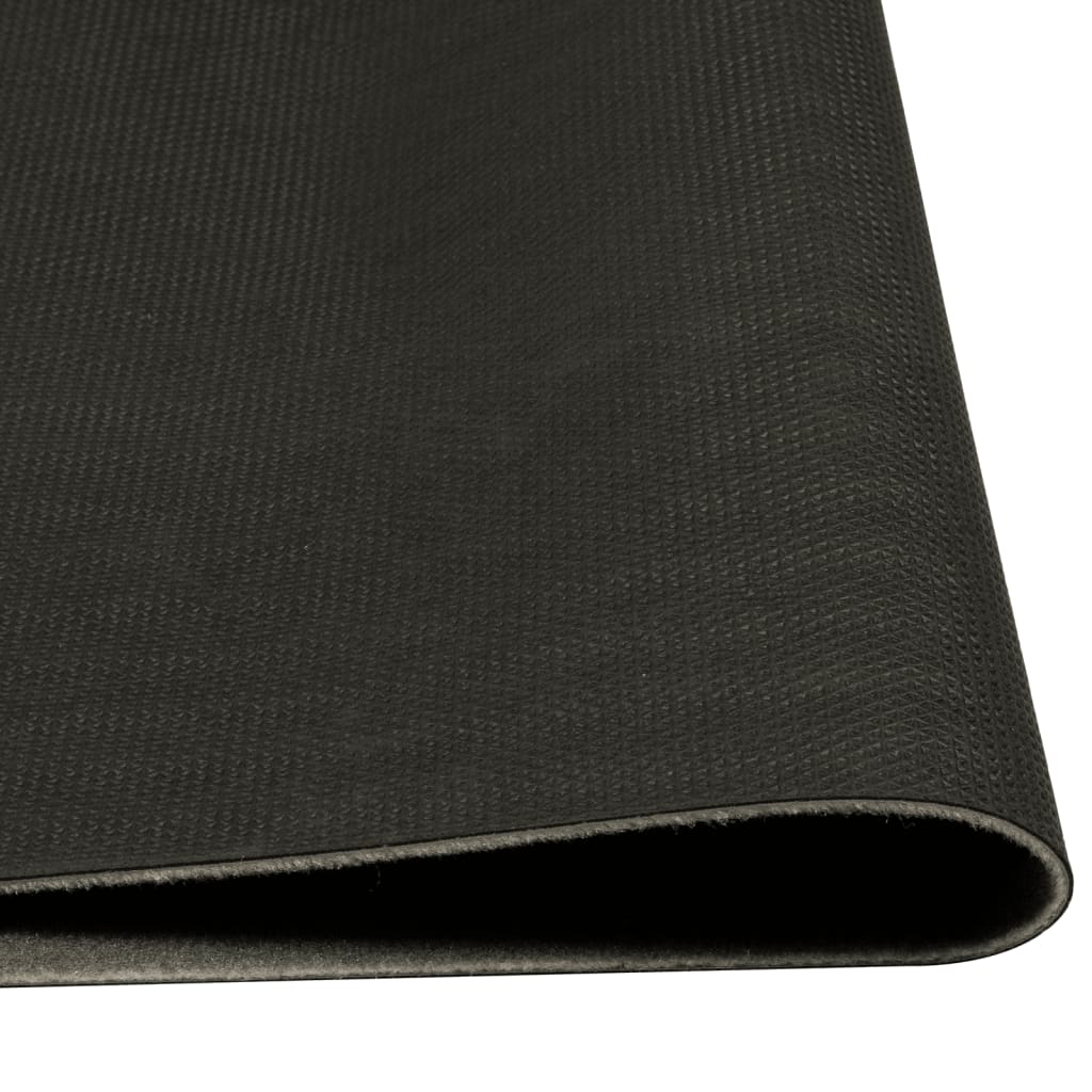 køkkentæppe 45x150 cm morgen-design vaskbart velour sort
