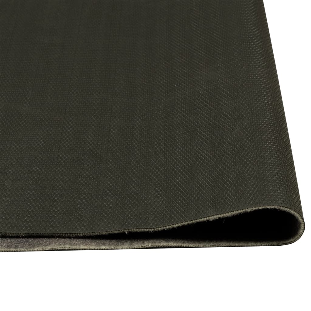 køkkentæppe 45x150 cm vinflaske vaskbart velour grå
