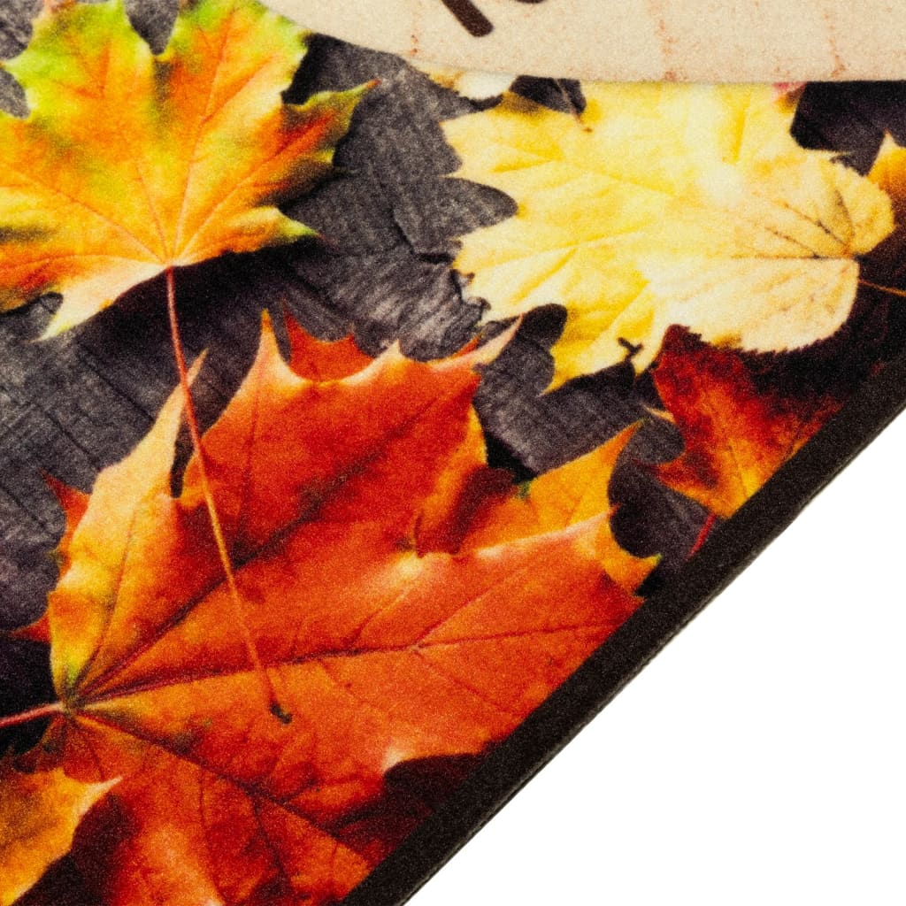 køkkentæppe 45x150 cm efterårsdesign vaskbart velour