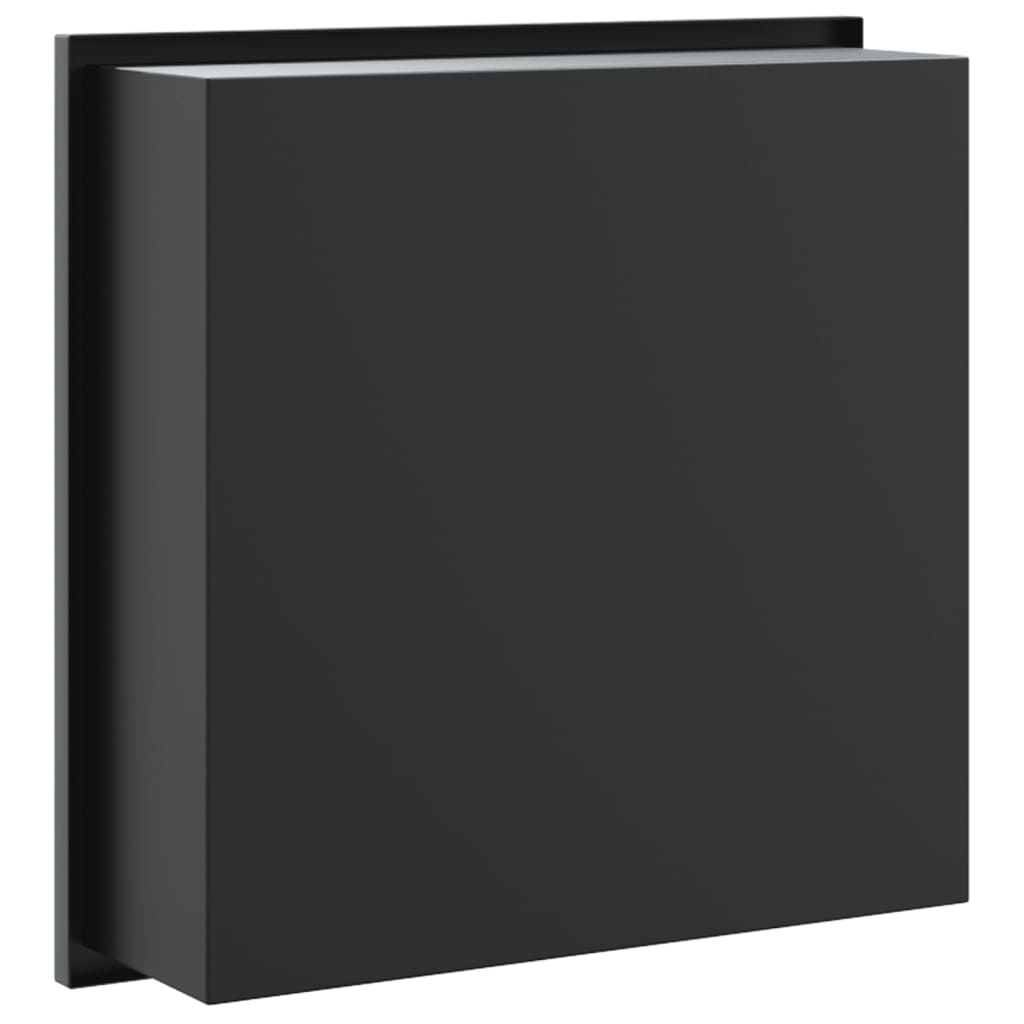 brusehylde 32x32x9 cm rustfrit stil matsort