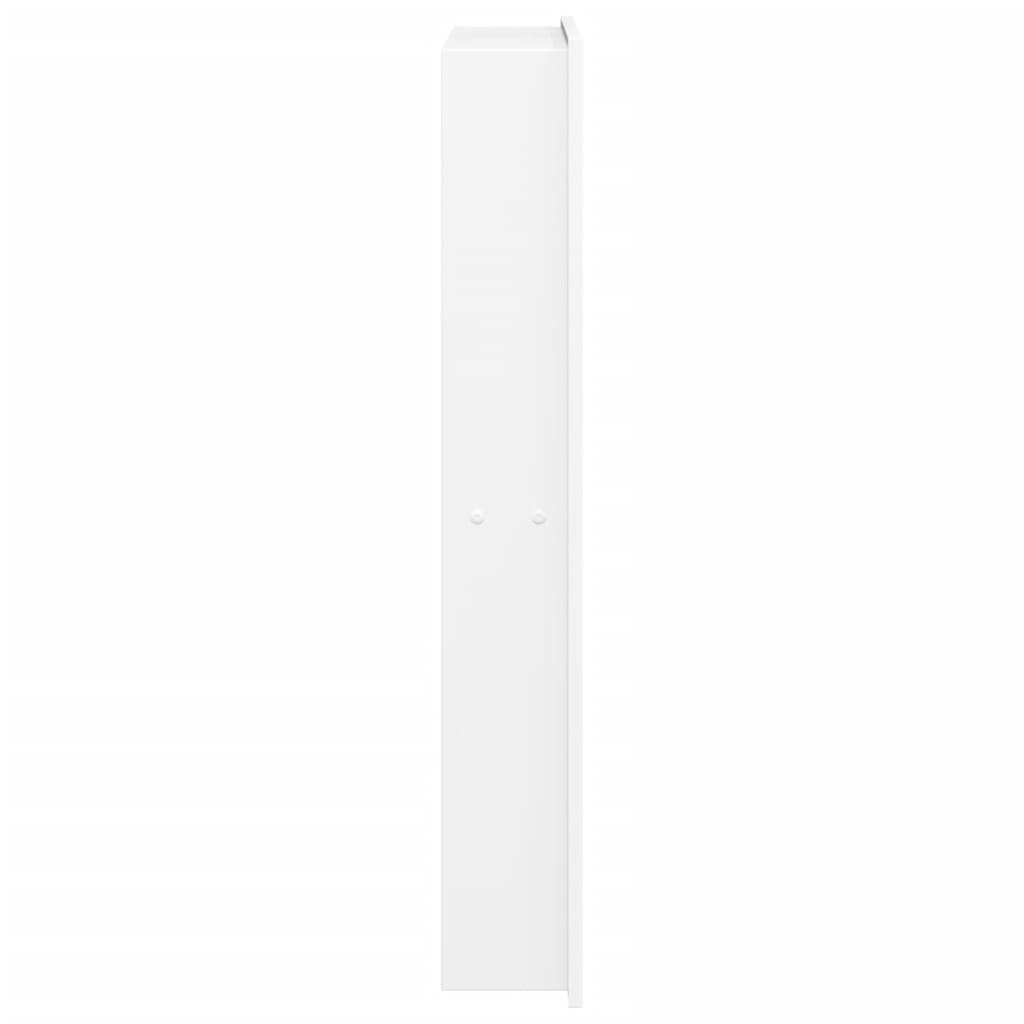 brusehylde 32x62x9 cm rustfrit stil børstet mat hvid