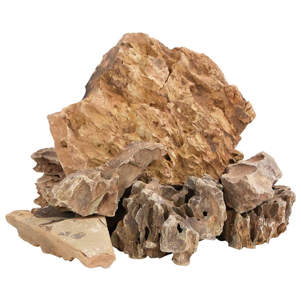 dragesten 25 kg 5-30 cm brun