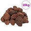 vulkanske sten 10 kg 5-8 cm rød