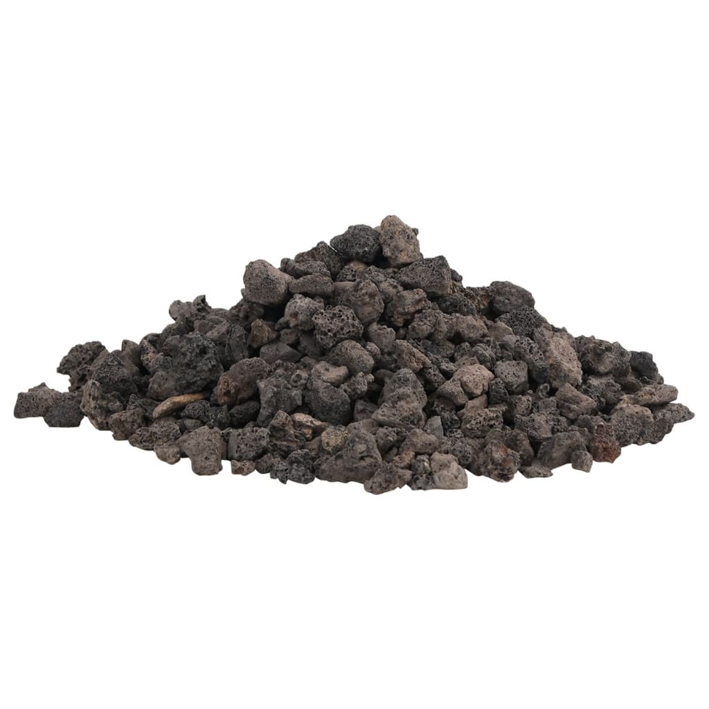 vulkanske sten 10 kg 1-2 cm sort