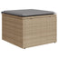 sofasæt til haven 8 dele med hynder polyrattan beige