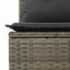 sofasæt til haven 7 dele med hynder polyrattan lysegrå