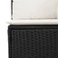 sofasæt til haven 8 dele med hynder polyrattan sort