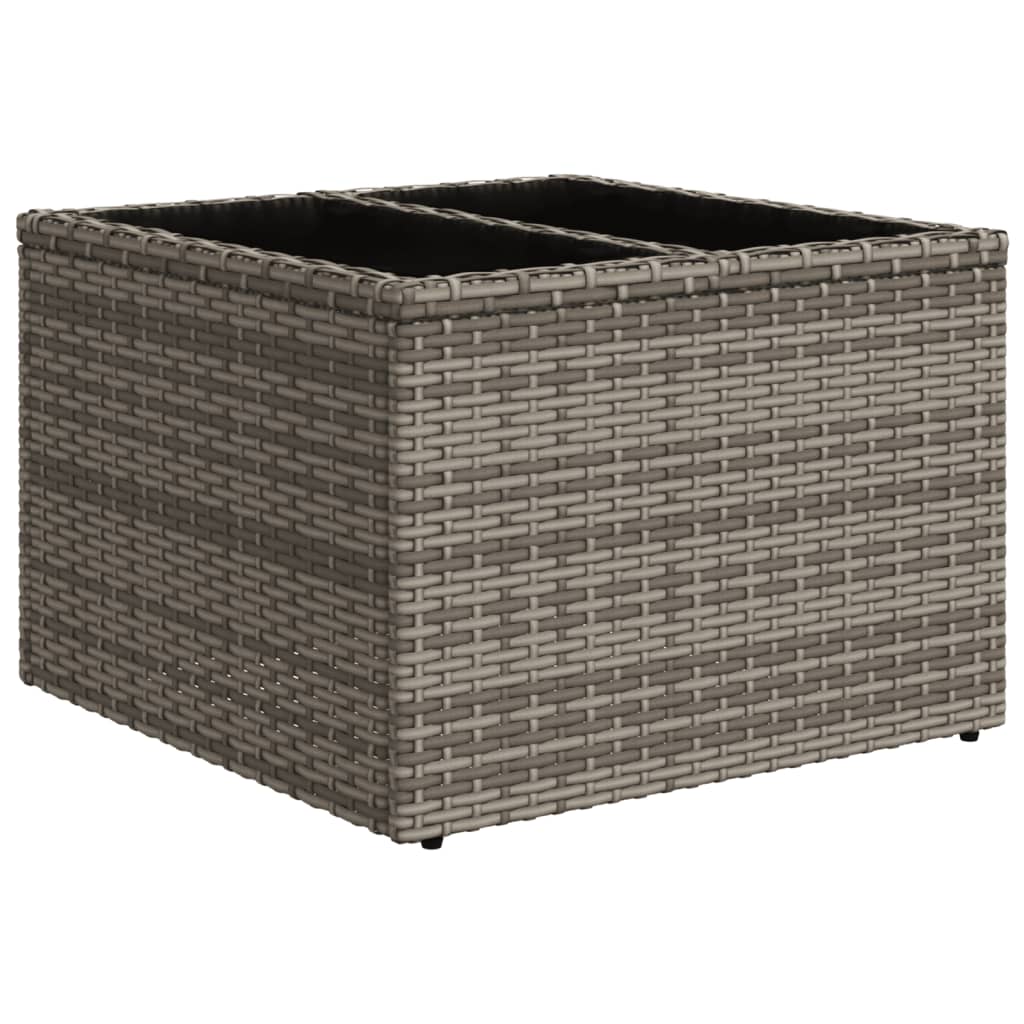 sofasæt til haven 8 dele med hynder polyrattan grå