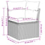 sofasæt til haven 9 dele med hynder polyrattan brun