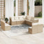sofasæt til haven 11 dele med hynder polyrattan beige